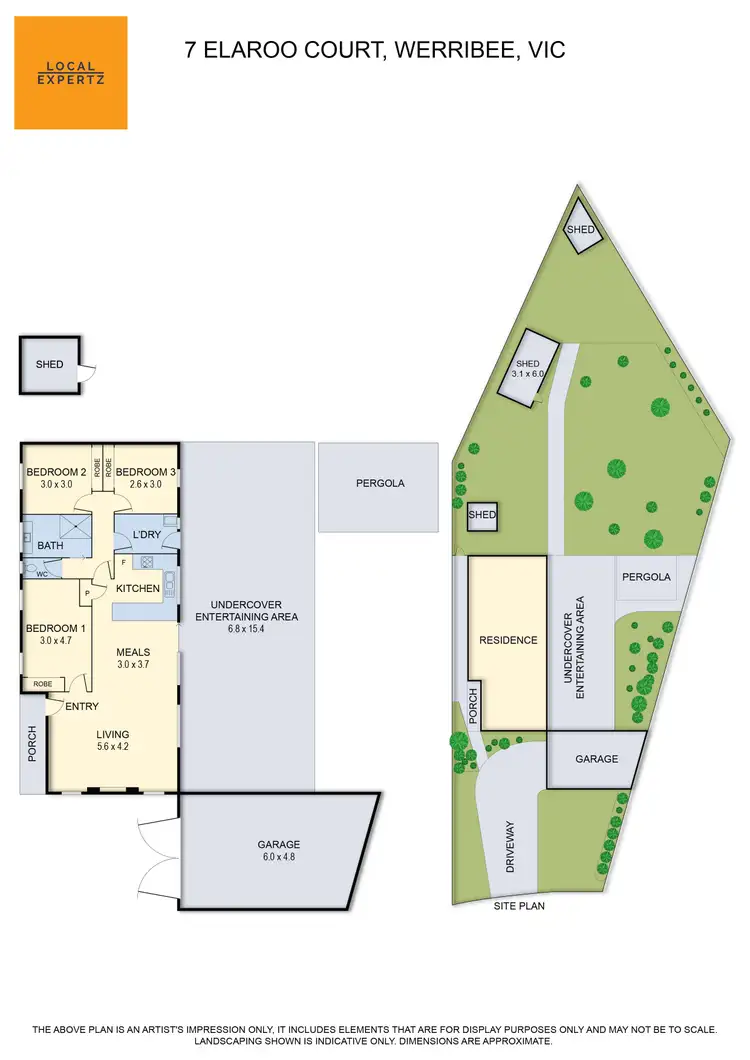 Floorplan of Homely house listing, 7 Elaroo Court, Werribee VIC 3030