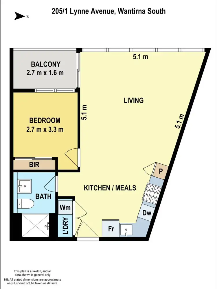 Floorplan of Homely unit listing, 305/1 Lynne Avenue, Wantirna South VIC 3152