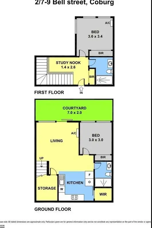 Floorplan of Homely apartment listing, 2/7-9 Bell Street, Coburg VIC 3058