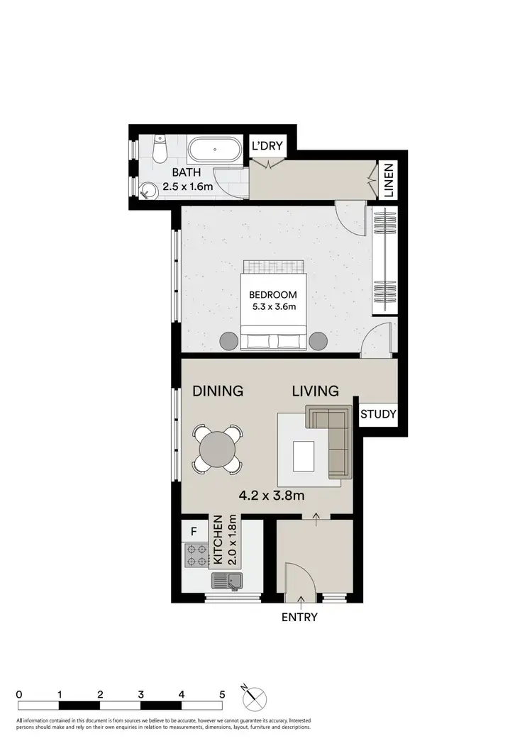 Floorplan of Homely apartment listing, 1/26 Marcel Avenue, Randwick NSW 2031