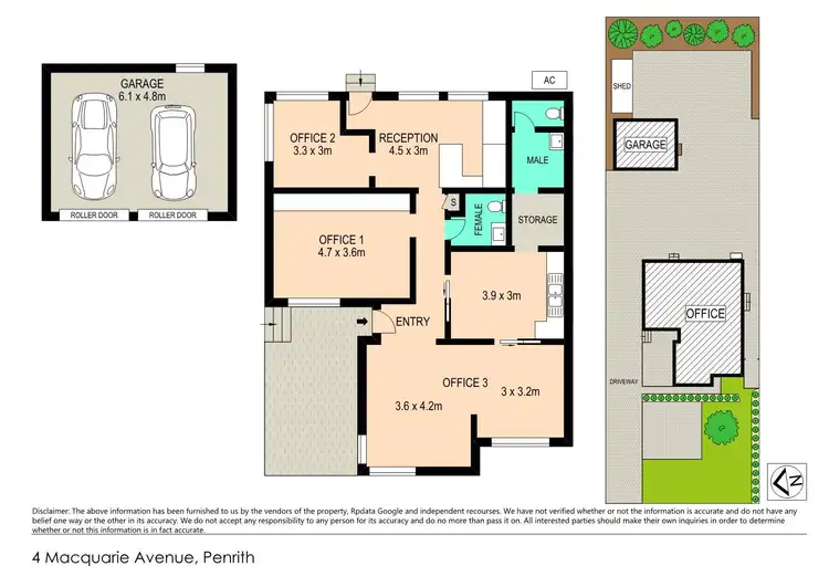 Floorplan of Homely house listing, 4 Macquarie Avenue, Penrith NSW 2750