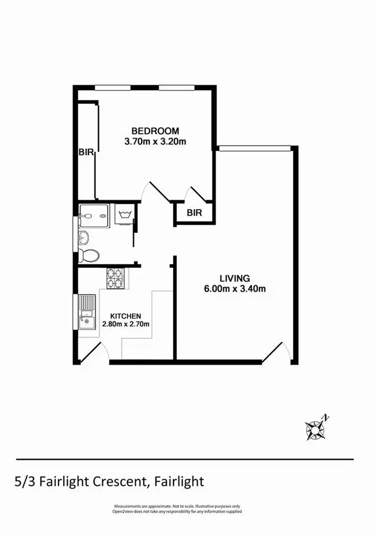 Floorplan of Homely unit listing, 5/3 Fairlight Crescent, Fairlight NSW 2094