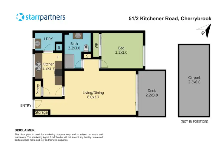Floorplan of Homely house listing, 51/2 Kitchener Road, Cherrybrook NSW 2126