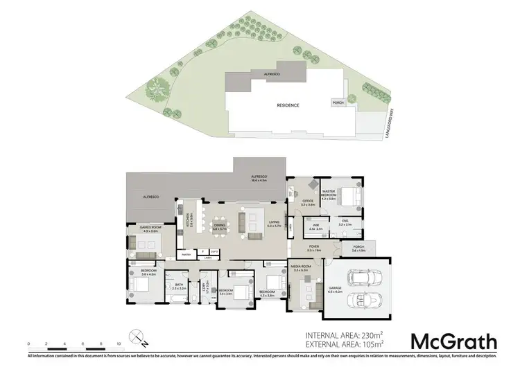 Floorplan of Homely land listing, 23 Langsford Way, Valla Beach NSW 2448