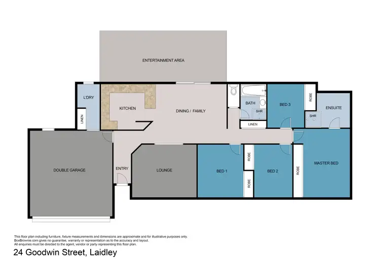 Floorplan of Homely house listing, 24 Goodwin Street, Laidley QLD 4341