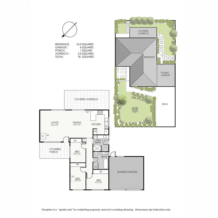 Floorplan of Homely house listing, 35 Arnold Drive, Chelsea VIC 3196