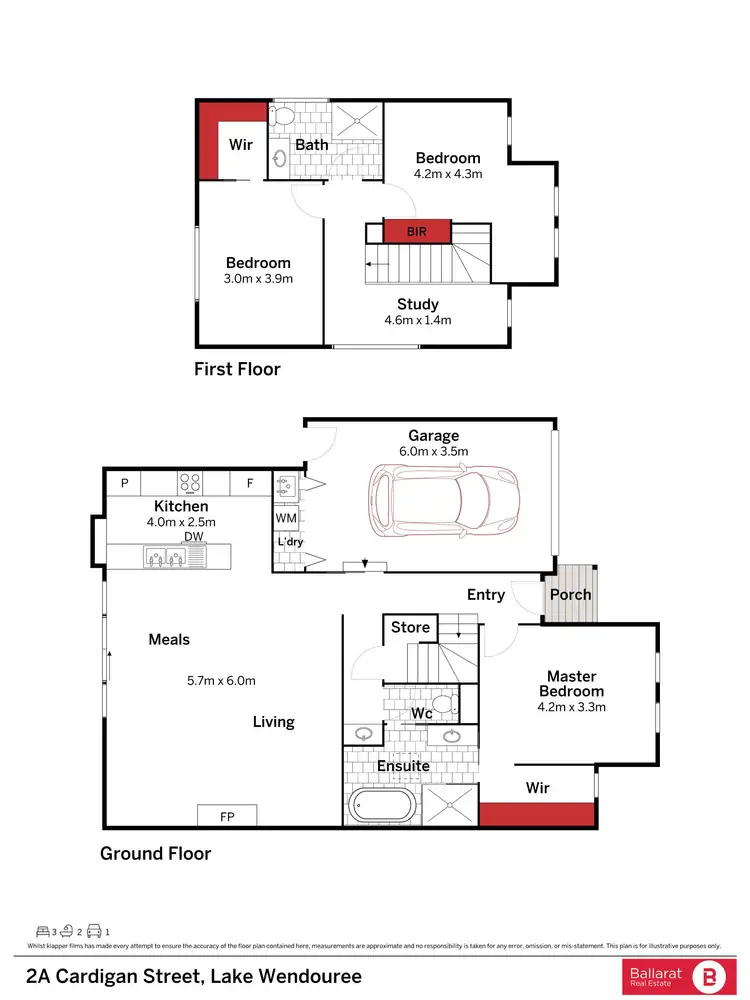 Floorplan of Homely house listing, 2A Cardigan Street, Lake Wendouree VIC 3350