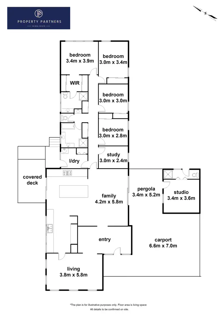 Floorplan of Homely house listing, 6 Polaris Way, Chirnside Park VIC 3116