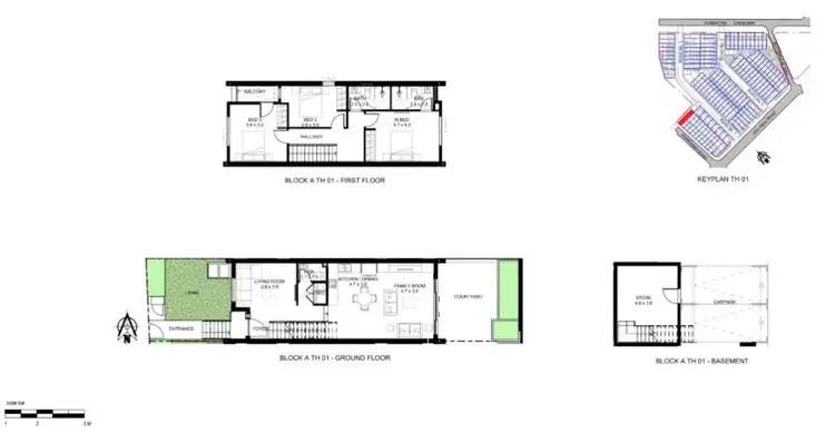 Floorplan of Homely townhouse listing, 4 Grampians Road, North Kellyville NSW 2155
