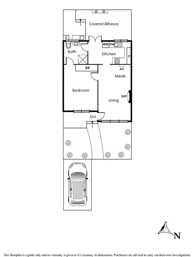 Floorplan of Homely unit listing, 4/13 Levanto Street, Mentone VIC 3194