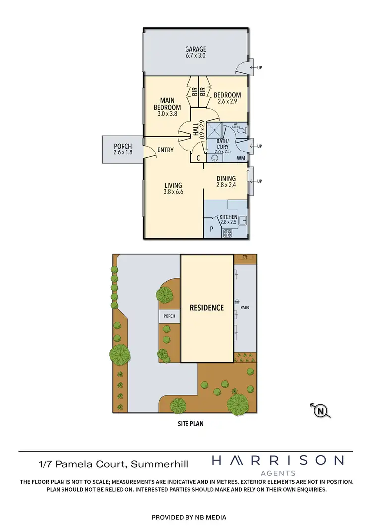 Floorplan of Homely unit listing, 1/7 Pamela Court, Summerhill TAS 7250
