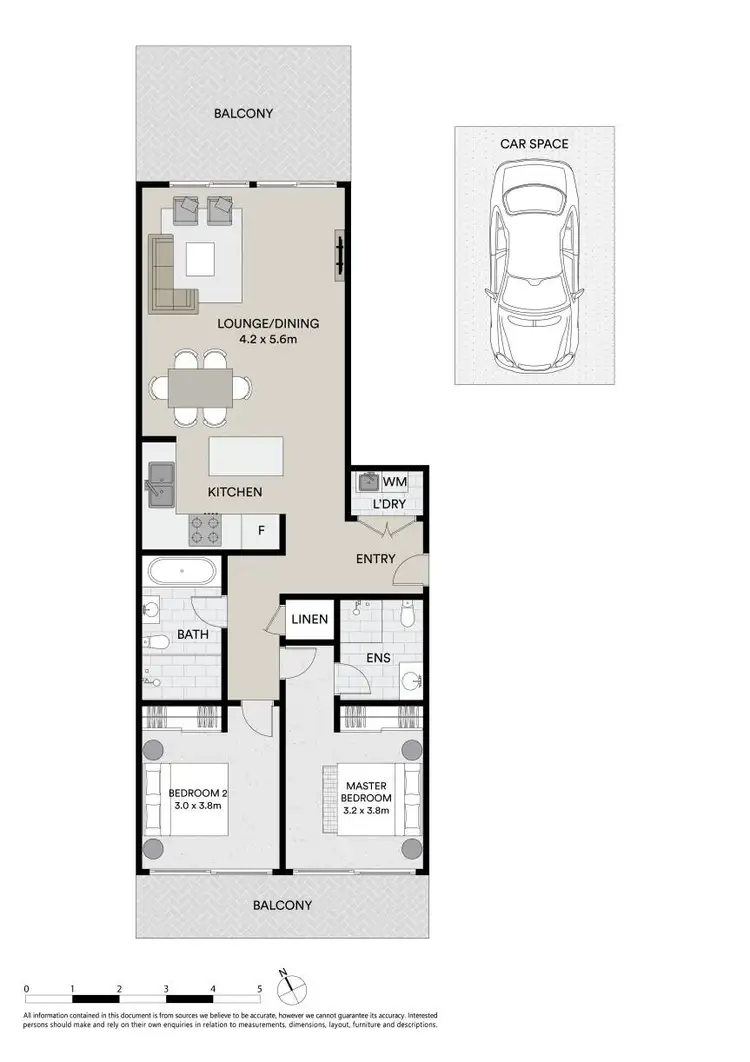 Floorplan of Homely apartment listing, 404/100 Castlereagh Street, Liverpool NSW 2170