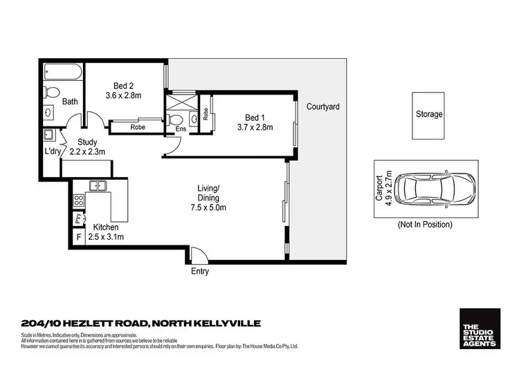Floorplan of Homely unit listing, 204/10 Hezlett Road, North Kellyville NSW 2155