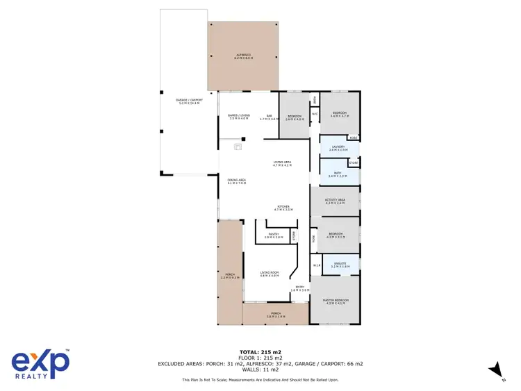 Floorplan of Homely house listing, 3 Karrul Way, Greenfields WA 6210