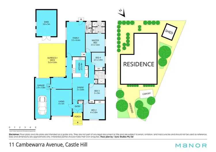 Floorplan of Homely house listing, 11 Cambewarra Avenue, Castle Hill NSW 2154