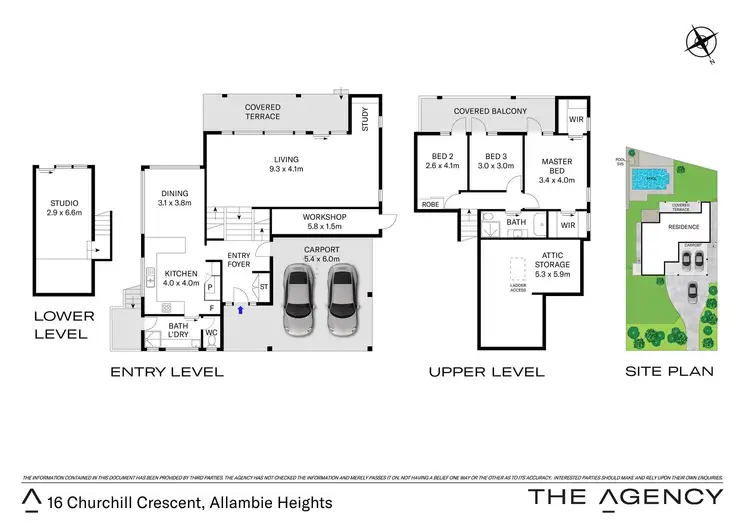 Floorplan of Homely house listing, 16 Churchill Crescent, Allambie Heights NSW 2100