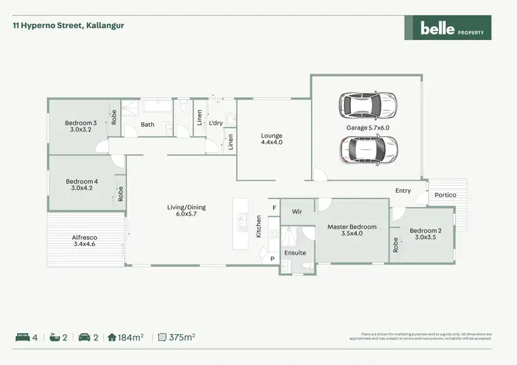 Floorplan of Homely house listing, 11 Hyperno Street, Kallangur QLD 4503