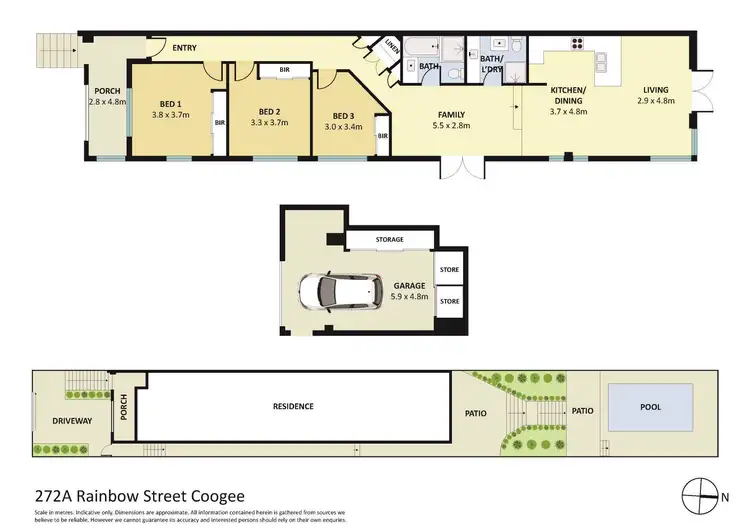 Floorplan of Homely house listing, 272A Rainbow Street, Coogee NSW 2034