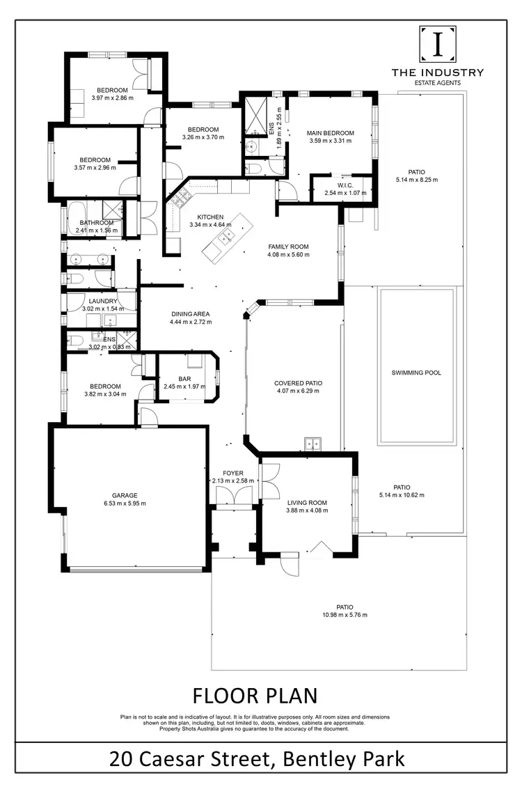 Floorplan of Homely house listing, 20 Caesar Street, Bentley Park QLD 4869