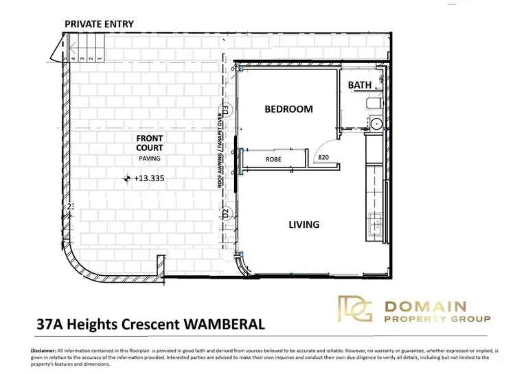 Floorplan of Homely semi-detached listing, 37A Heights Crescent, Wamberal NSW 2260