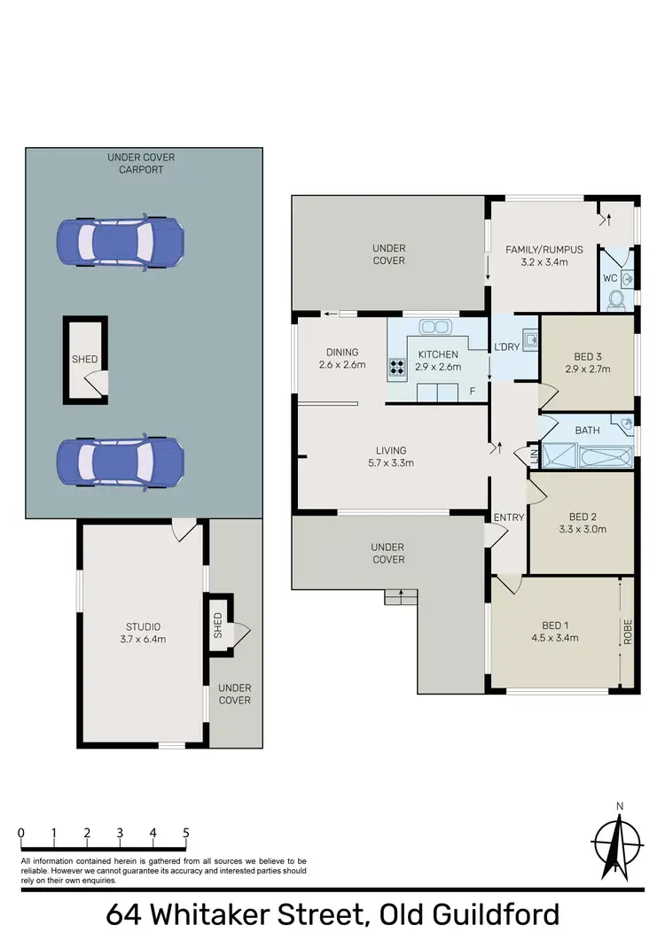 Floorplan of Homely house listing, 64 Whitaker Street, Guildford NSW 2161