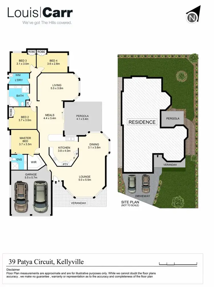Floorplan of Homely house listing, 39 Patya Circuit, Kellyville NSW 2155