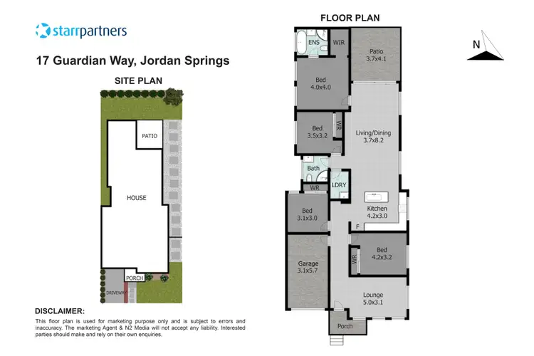 Floorplan of Homely house listing, 17 Guardian Way, Jordan Springs NSW 2747