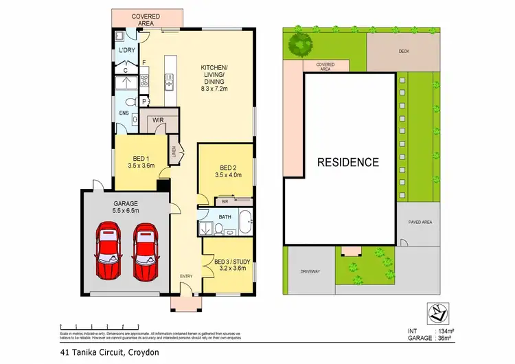 Floorplan of Homely house listing, 41 Tanika Circuit, Croydon VIC 3136