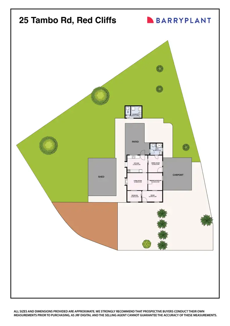 Floorplan of Homely house listing, 25 Tambo Road, Red Cliffs VIC 3496