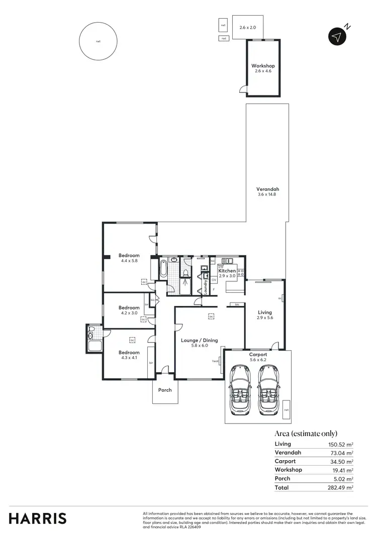 Floorplan of Homely house listing, 114 Grange Road, Westbourne Park SA 5041