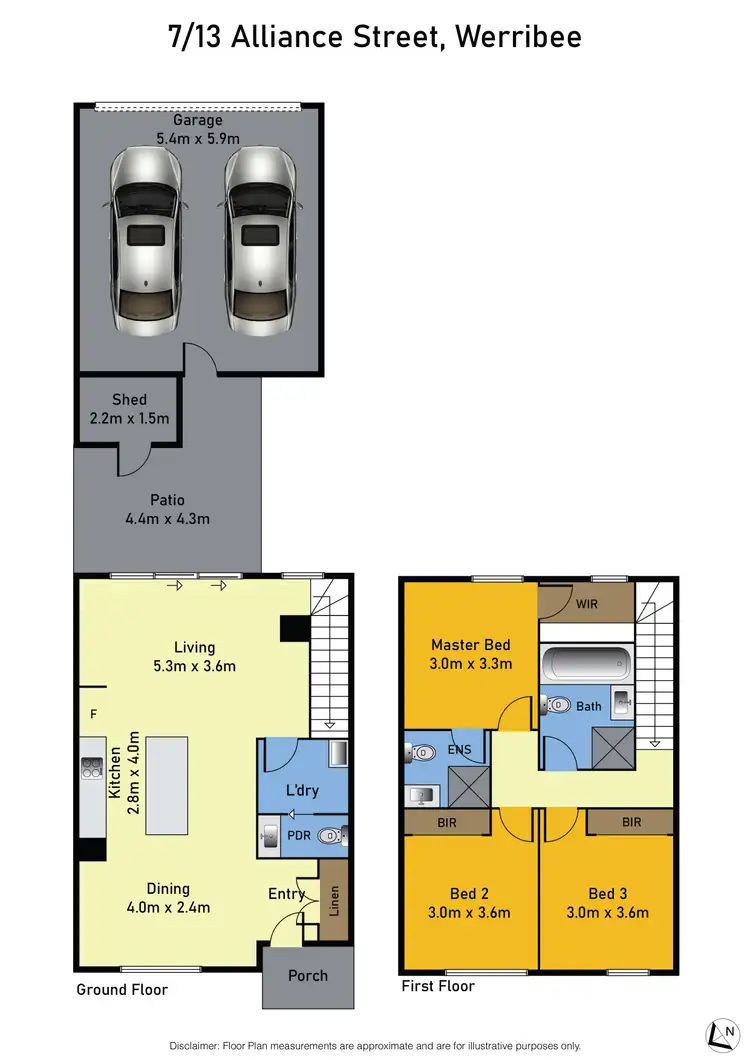 Floorplan of Homely house listing, 7/13 Alliance Street, Werribee VIC 3030