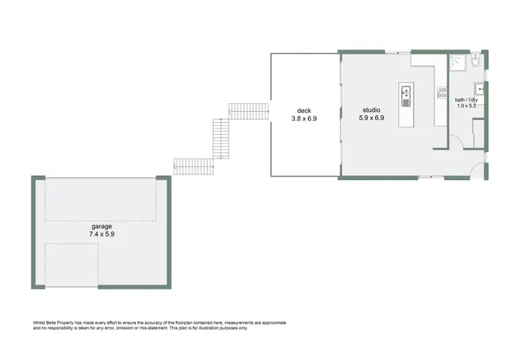 Floorplan of Homely house listing, 13 Bel-Air Drive, Whitfield QLD 4870