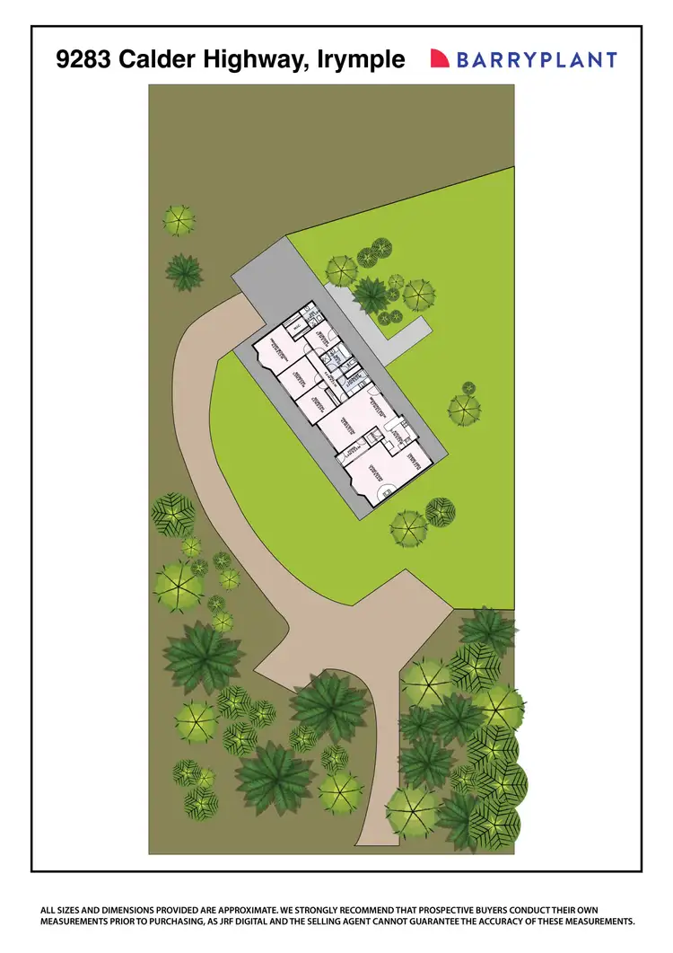 Floorplan of Homely house listing, 9283 Calder Highway, Irymple VIC 3498