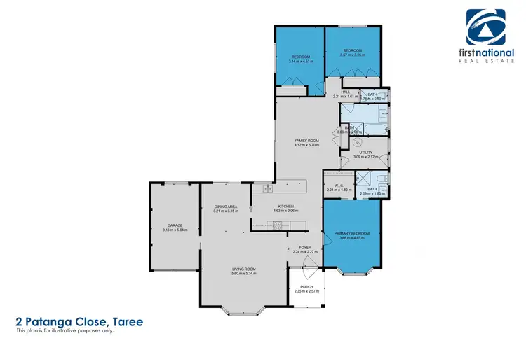 Floorplan of Homely house listing, 2 Patanga Close, Taree NSW 2430