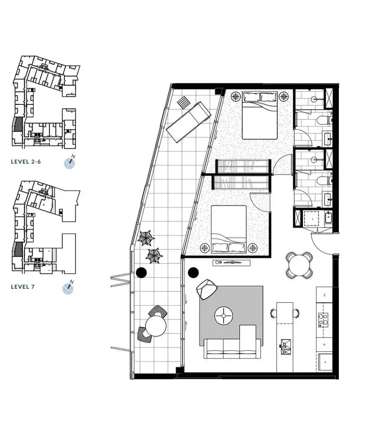 Floorplan of Homely apartment listing, 219/45 Ailslie Avenue, Braddon ACT 2612