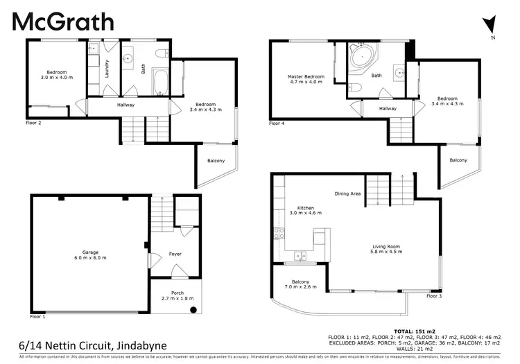 Floorplan of Homely townhouse listing, 6/14 Nettin Circuit, Jindabyne NSW 2627