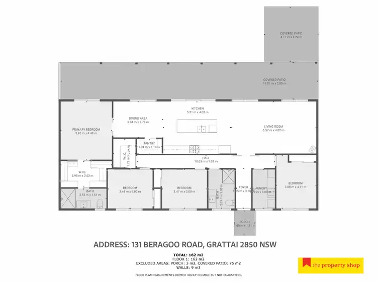 Floorplan of Homely rural property listing, 131 Beragoo Road, Mudgee NSW 2850