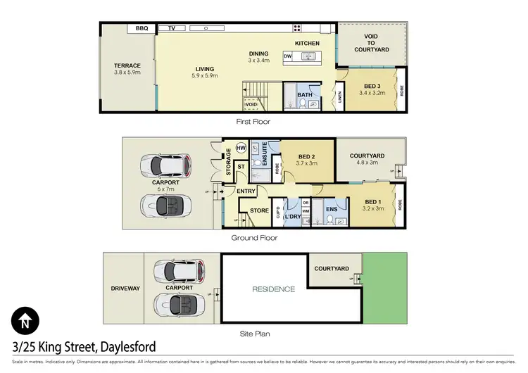 Floorplan of Homely house listing, 3/25 King Street, Daylesford VIC 3460