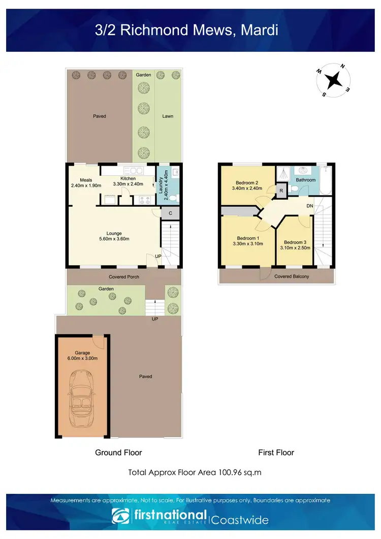 Floorplan of Homely townhouse listing, 3/2 Richmond Mews, Mardi NSW 2259