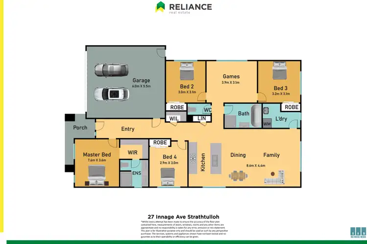 Floorplan of Homely house listing, 27 Innage Avenue, Strathtulloh VIC 3338