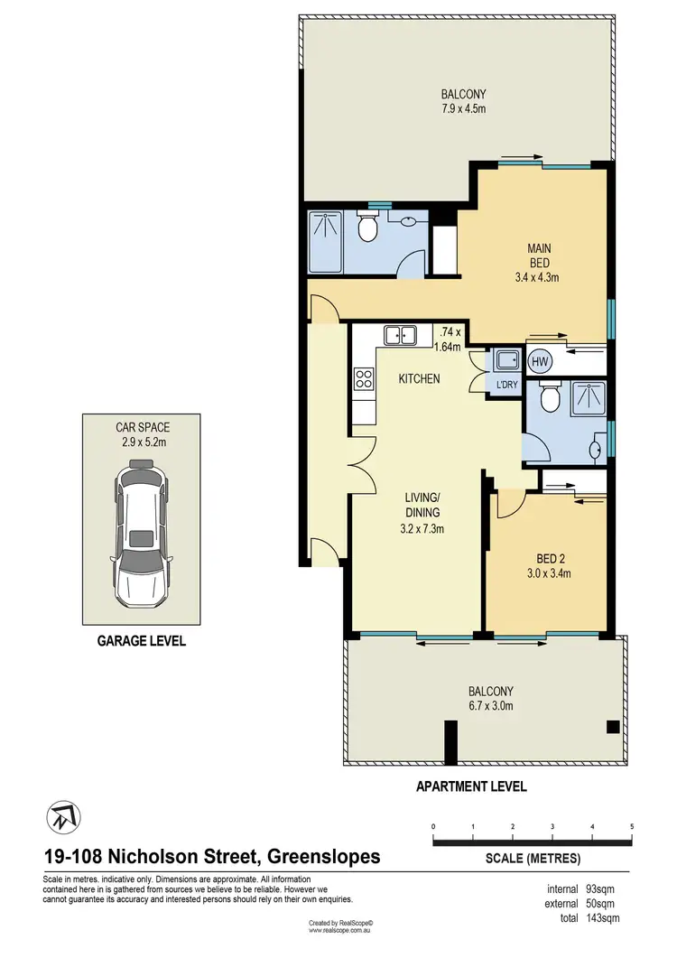 Floorplan of Homely unit listing, 19/108 Nicholson Street, Greenslopes QLD 4120
