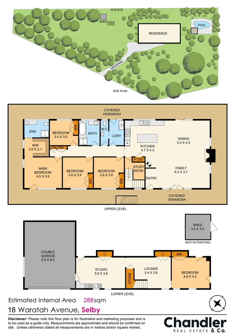 Floorplan of Homely house listing, 18 Waratah Avenue, Selby VIC 3159