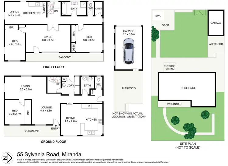 Floorplan of Homely house listing, 55 Sylvania Road, Miranda NSW 2228