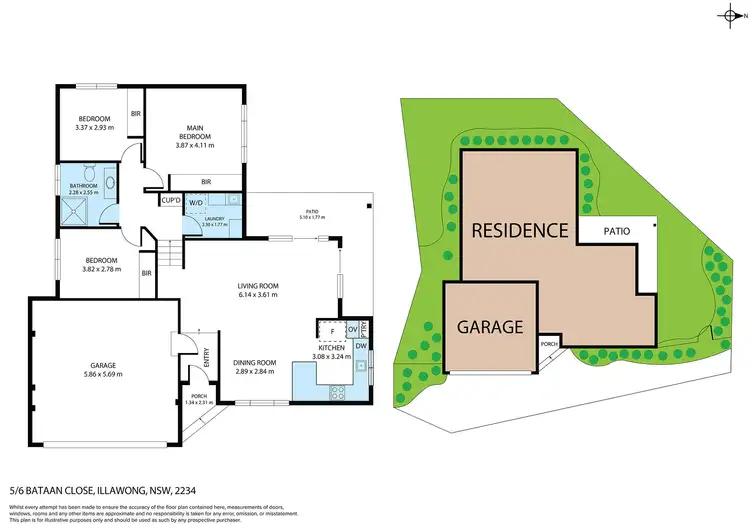 Floorplan of Homely villa listing, 5/6-8 Bataan Close, Illawong NSW 2234
