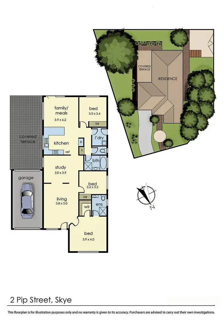 Floorplan of Homely house listing, 2 Pip Street, Skye VIC 3977