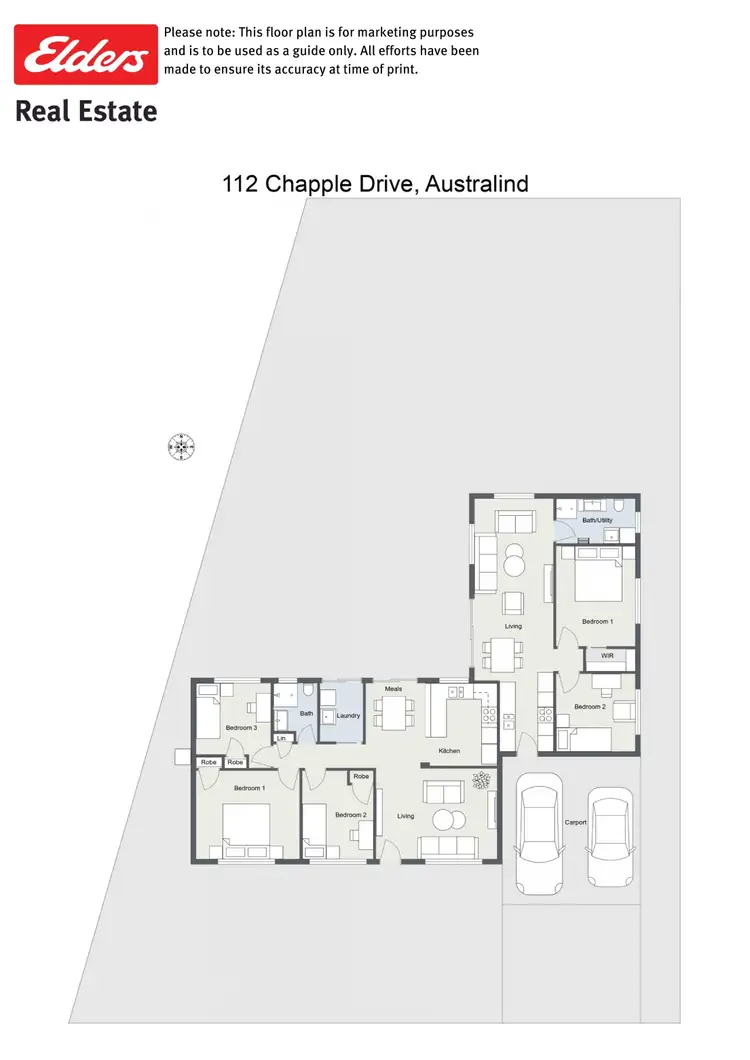 Floorplan of Homely house listing, 112 Chapple Drive, Australind WA 6233