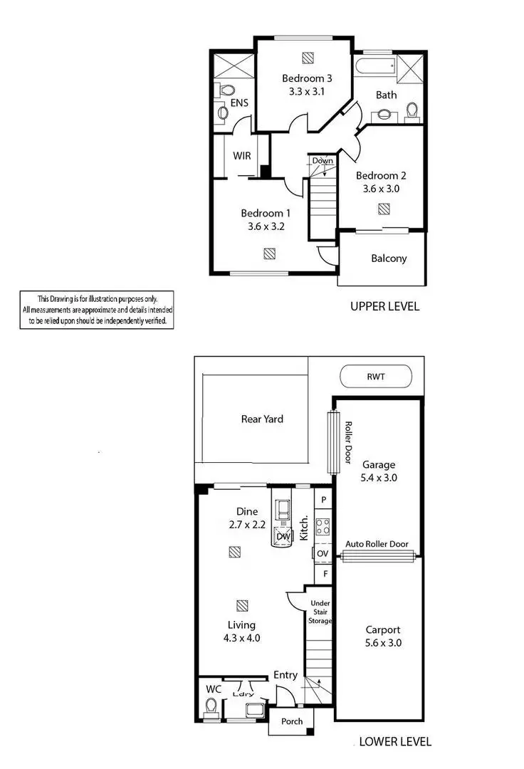 Floorplan of Homely townhouse listing, 4/1 Pitt Street, Paradise SA 5075