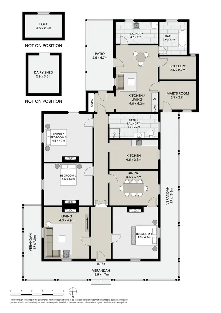 Floorplan of Homely house listing, 63 Steiglitz Street, Ballan VIC 3342