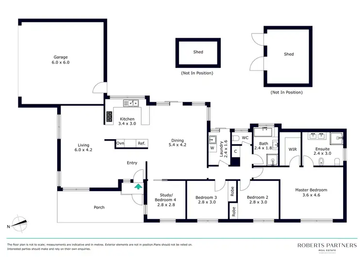 Floorplan of Homely house listing, 3 Slocombe Close, Hastings VIC 3915