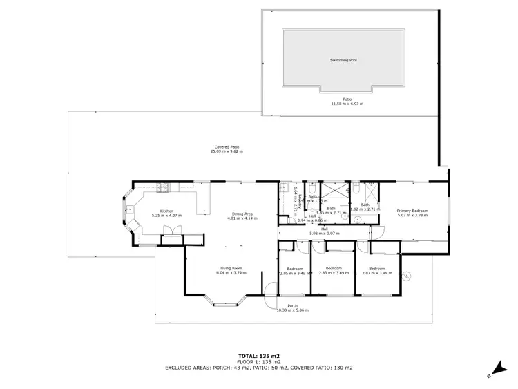 Floorplan of Homely house listing, 66 Isaac Moore Drive, Moore Park Beach QLD 4670